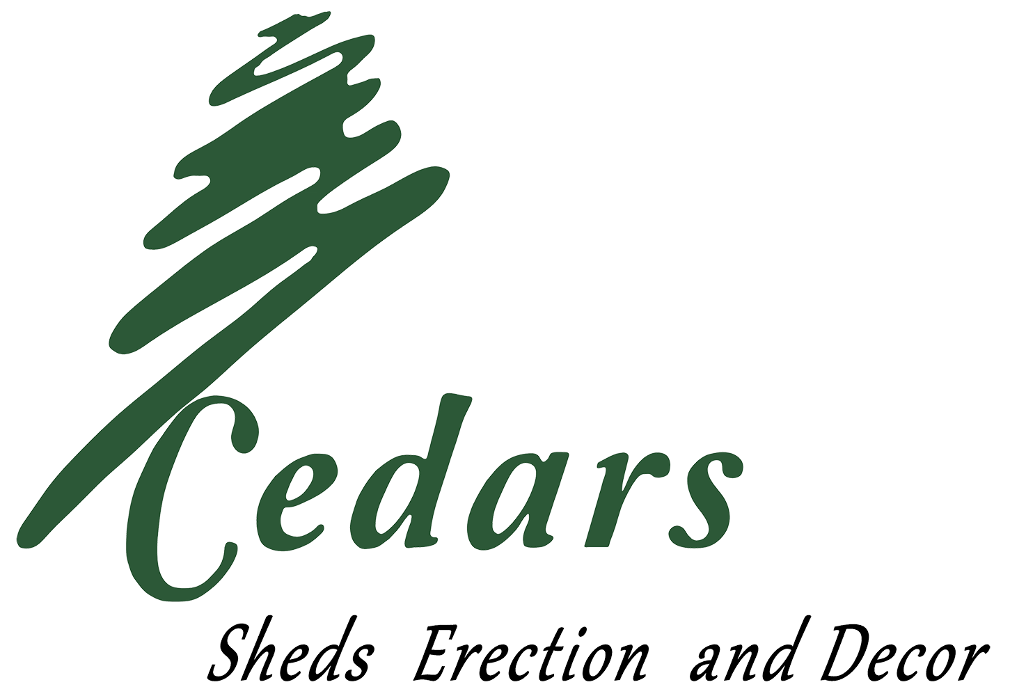 CEDARS sheds Erection & Décor